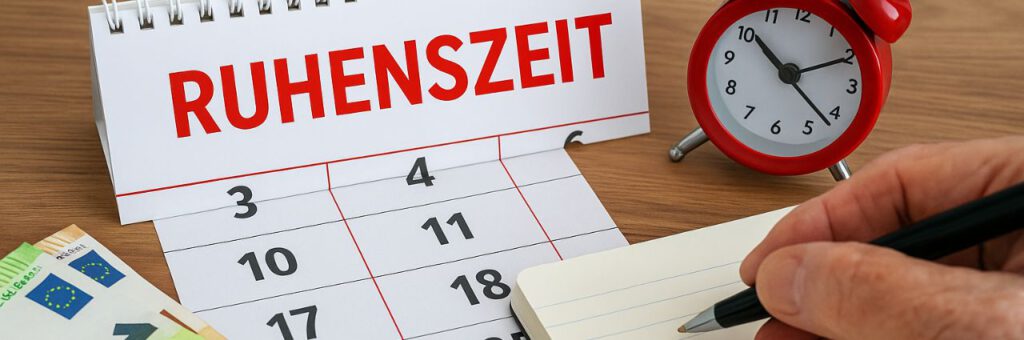 Ruhenszeit-keine Sperrzeit