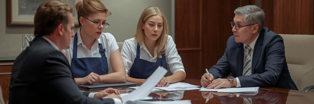 Minijobber Gespräch Anwalt