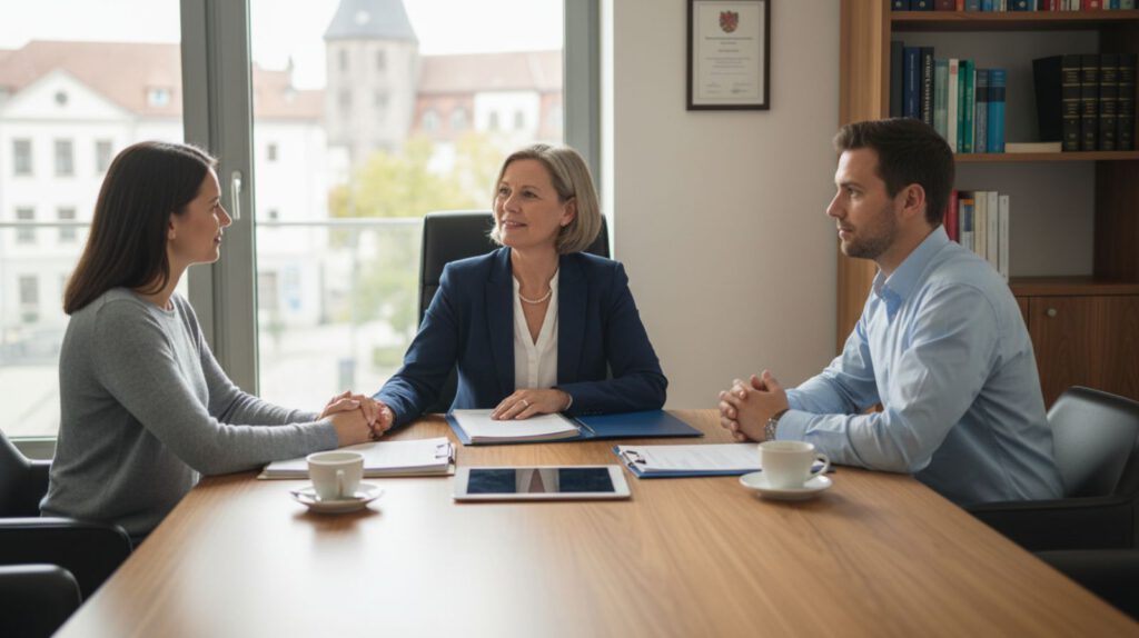 Scheidung Beratungsgespräch Anwalt