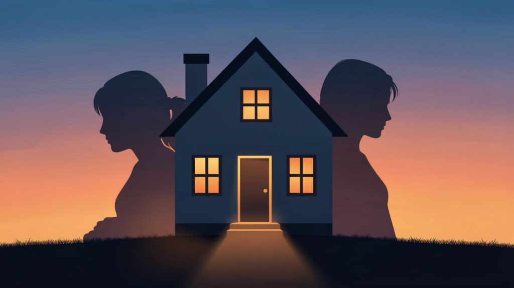 Trennung wer behält die Wohnung, das Haus
