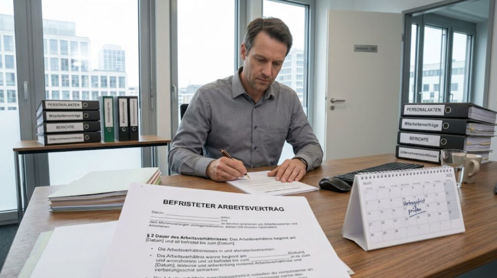 befristeten Arbeitsvertrag prüfen