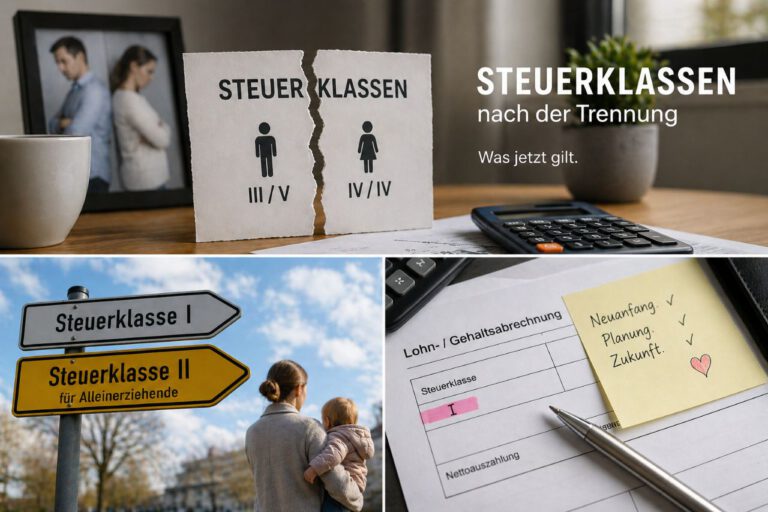 Steuerklassen nach Srennung