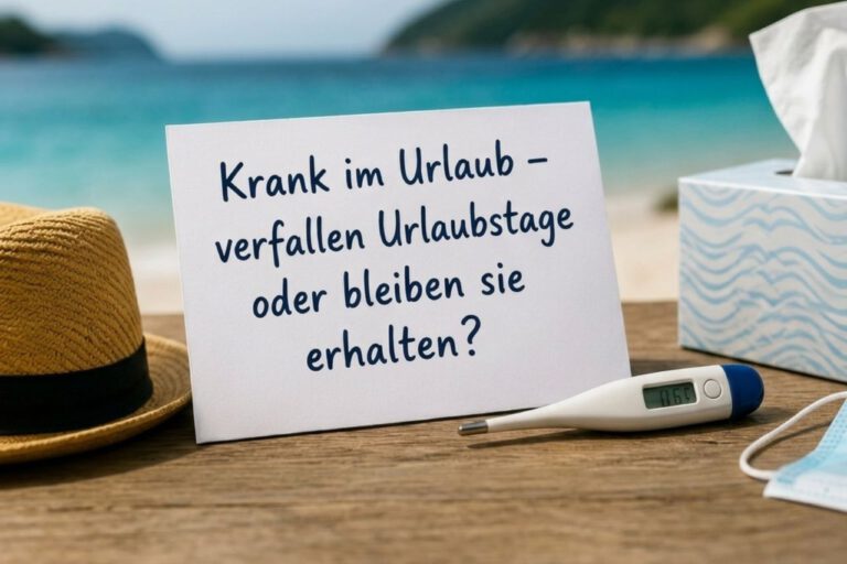 Krank im Urlaub Urlaubstage