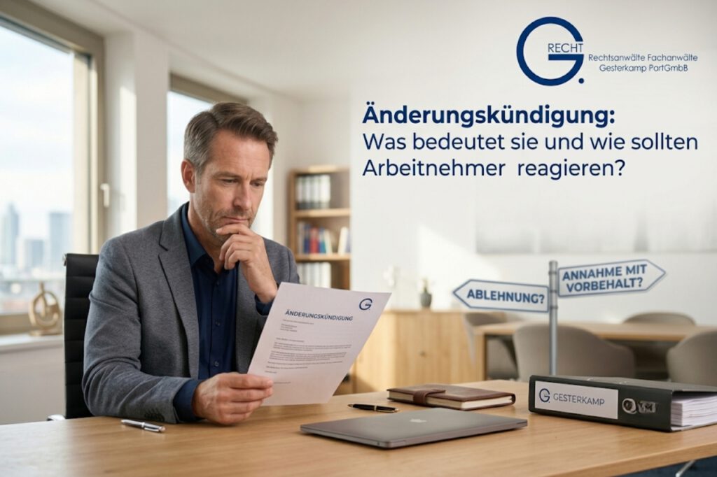 Änderungskündigung