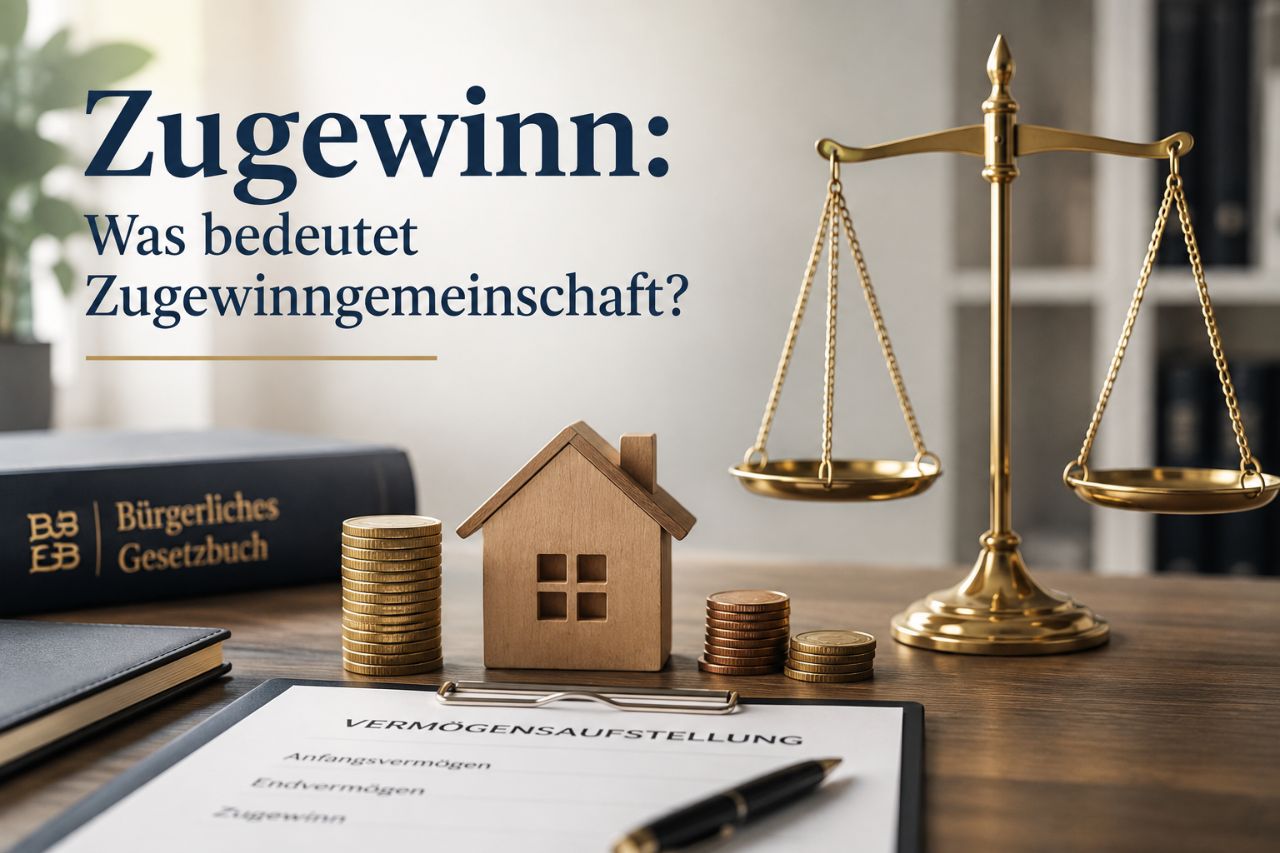 Zugewinn: Was bedeutet Zugewinngemeinschaft?